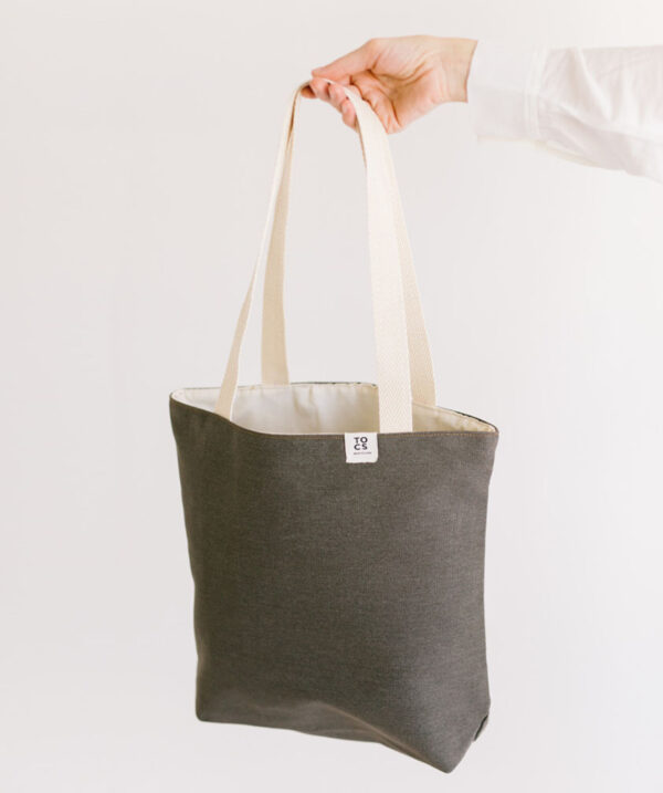 Bolso totebag gris de TOCS