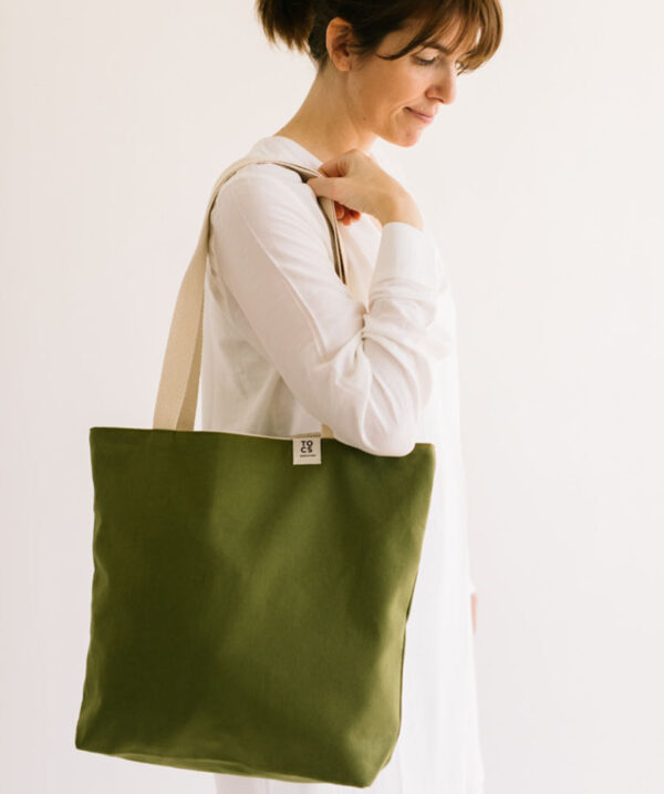 Bolso totebag verde de TOCS