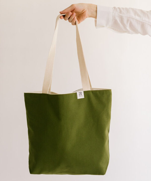 Bolso totebag verde de TOCS