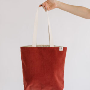 Bolso totebag rojo de TOCS