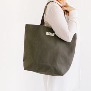 Bolso totebag gris xl de TOCS