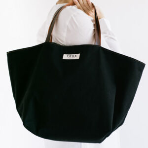 Bolso totebag negro xl de TOCS