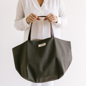 Bolso totebag gris xl de TOCS