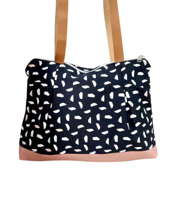 BOLSO BERENICE NEGRO de LICHIS BLANCOS