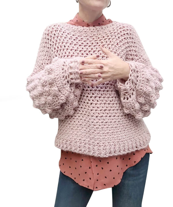 Patrón crochet SWEATER PETRA de oh mami crochet